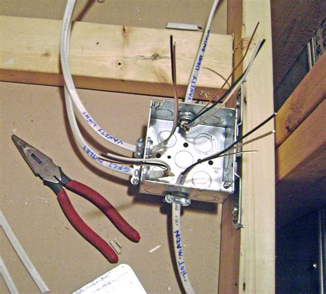 installing an outdoor junction box where there is none|install junction box in ceiling.